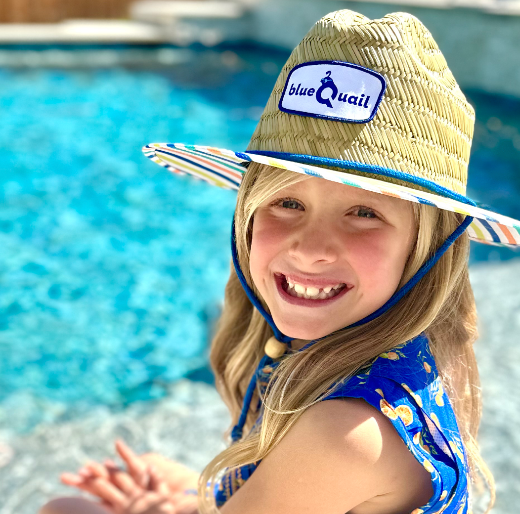 Cabana Stripe Straw Beach Hat
