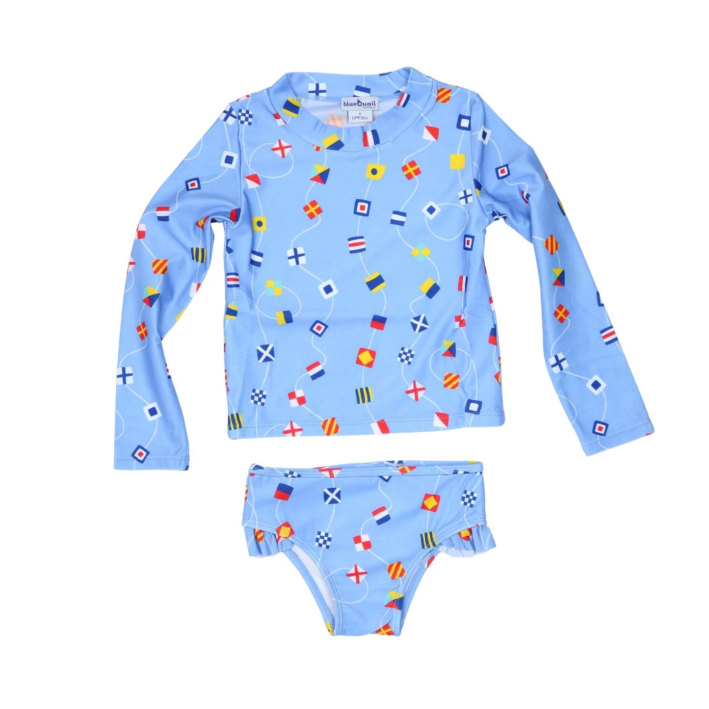 Nautical Flags Girl's Swimsuit