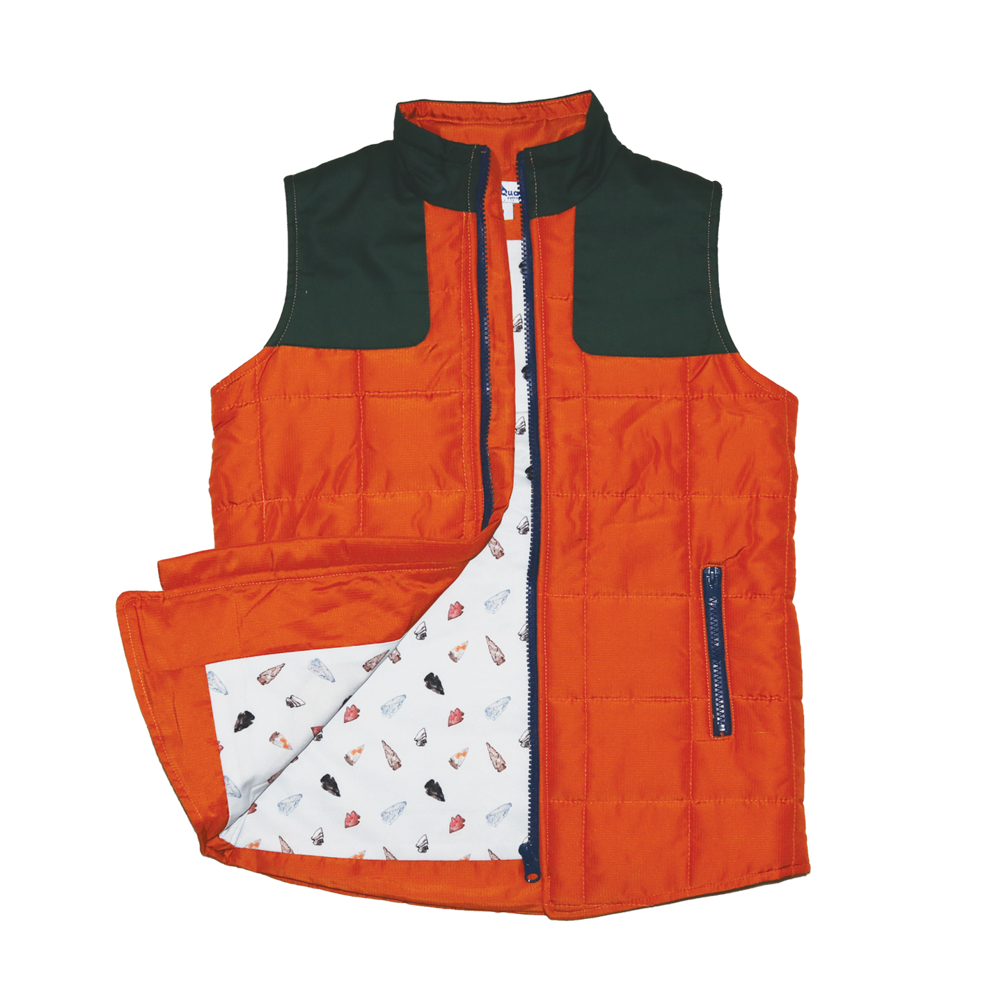 Orange and Green Vest