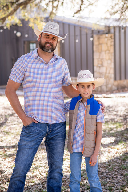 Brazos Plaid Vest