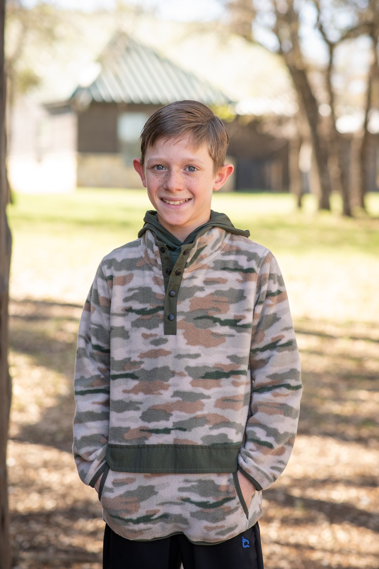 Classic Camo Sherpa Pullover