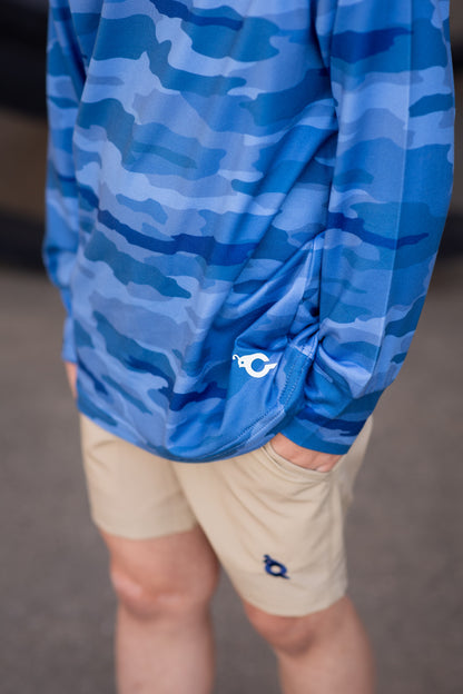 Open Water Camo Lightweight Performance Hoodie