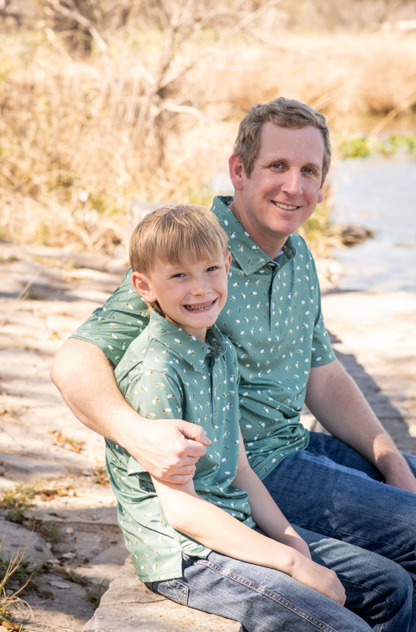 Fly Fishing Polo Short Sleeve Shirt