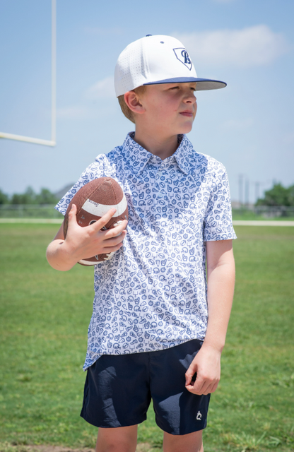 Kickoff Navy Polo Short Sleeve Shirt