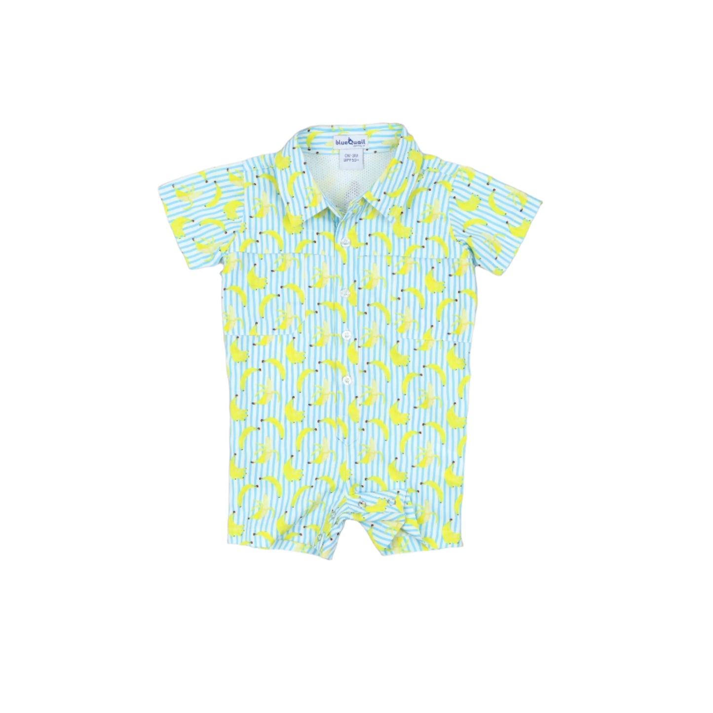 Bananas Short Sleeve Romper