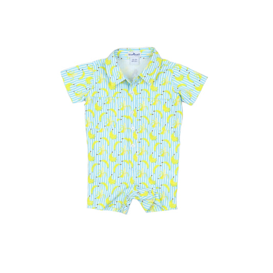 Bananas Short Sleeve Romper