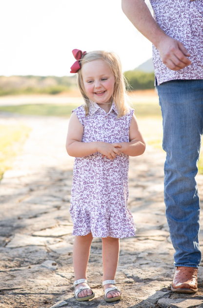 Kickoff Maroon Polo Sleeveless Dress