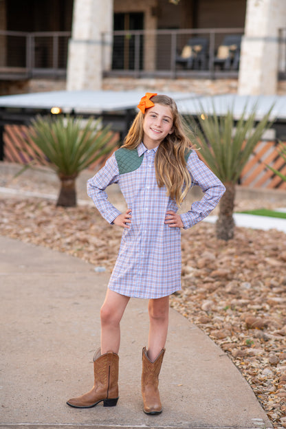 Aspen Plaid Long Sleeve Dress