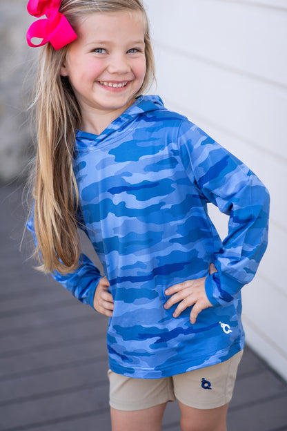 Open Water Camo Lightweight Performance Hoodie