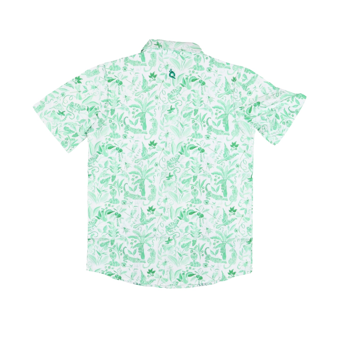 Guayabera - Jade Jungle Short Sleeve Shirt