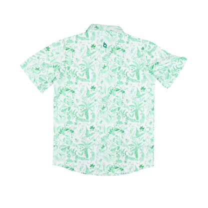 Guayabera - Jade Jungle Short Sleeve Shirt