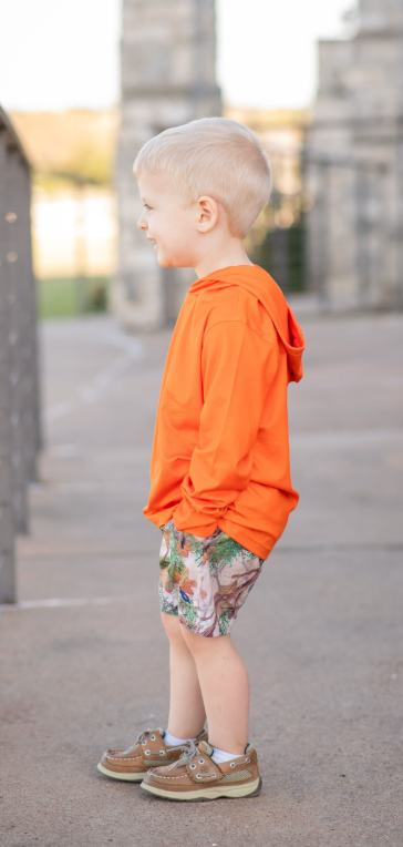 Orange Lightweight Performance Hoodie