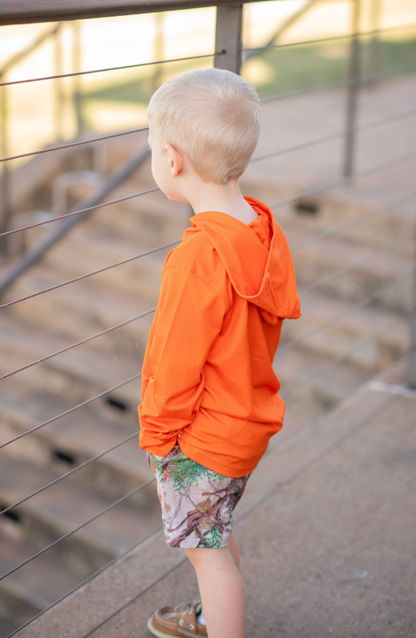 Orange Lightweight Performance Hoodie