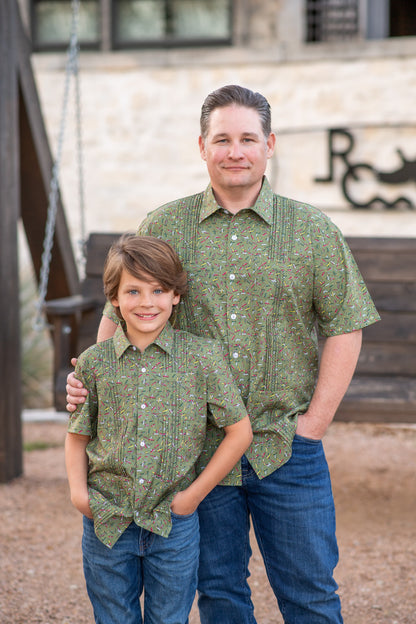 Men’s - Guayabera - Scattershot Short Sleeve Shirt