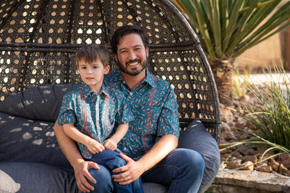Guayabera - Chili Peppers Short Sleeve Shirt
