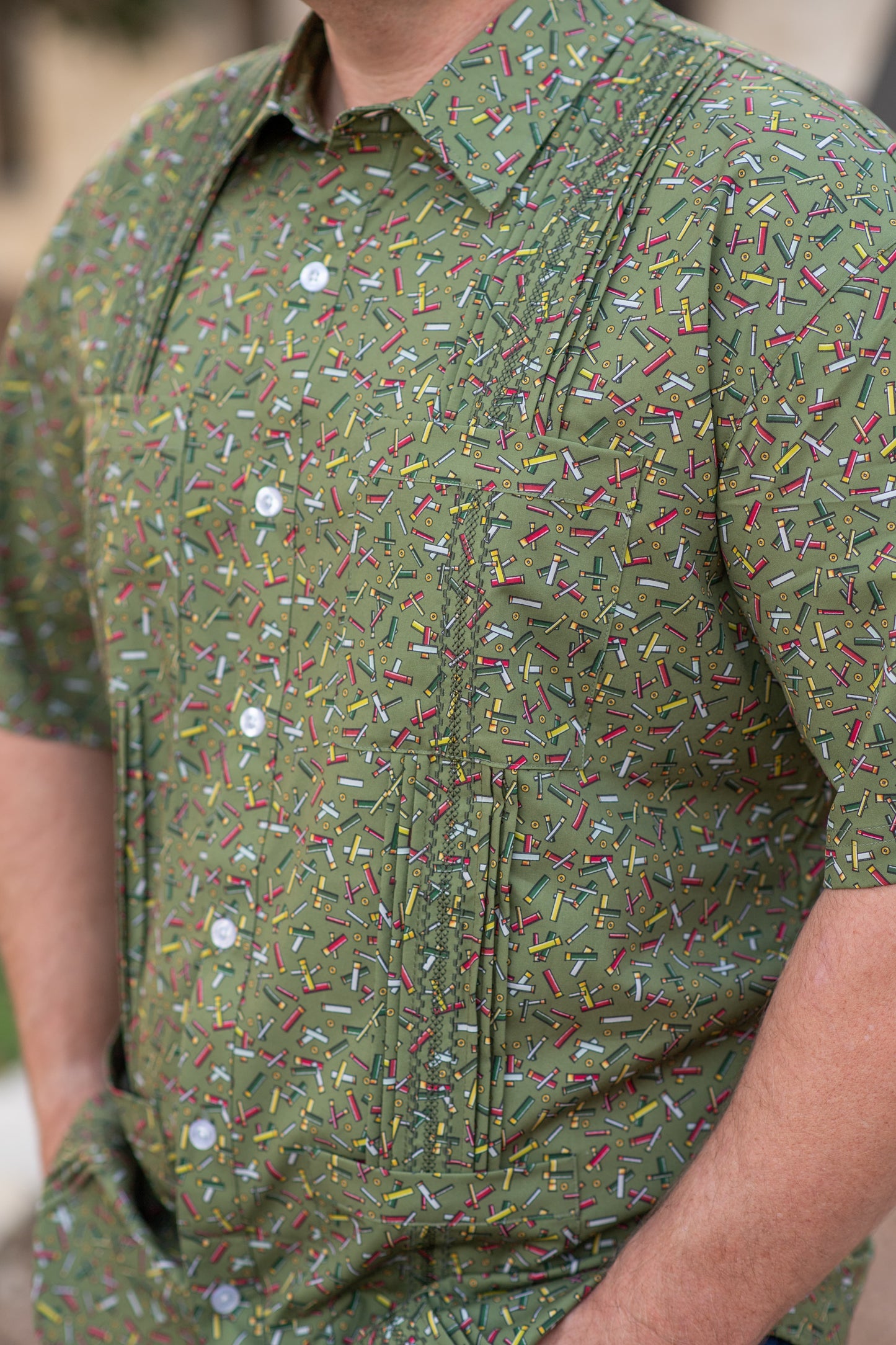 Men’s - Guayabera - Scattershot Short Sleeve Shirt