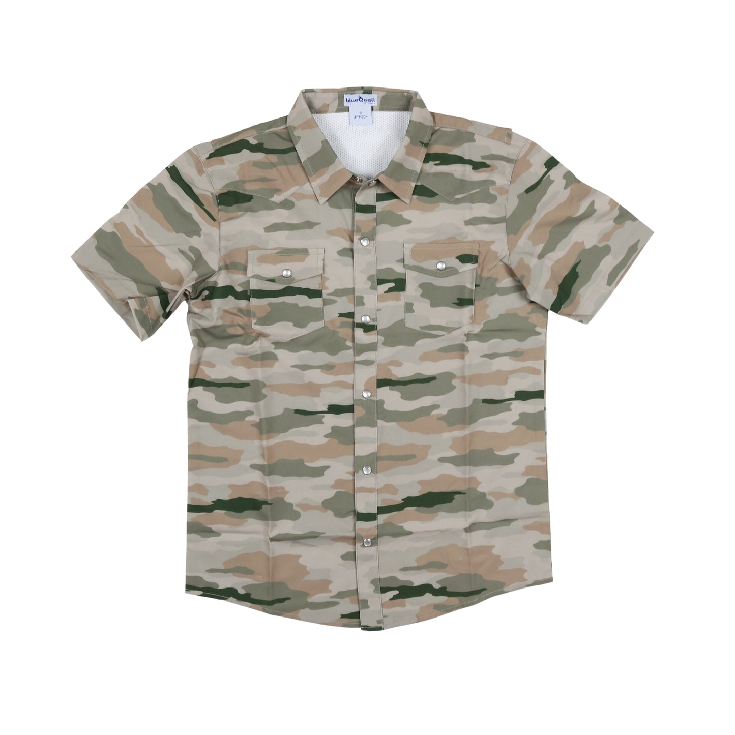 Classic Camo Pearl Snap Short Sleeve Shirt