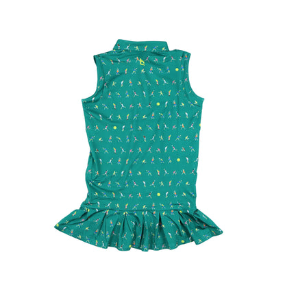 Tennis Court Polo Sleeveless Dress