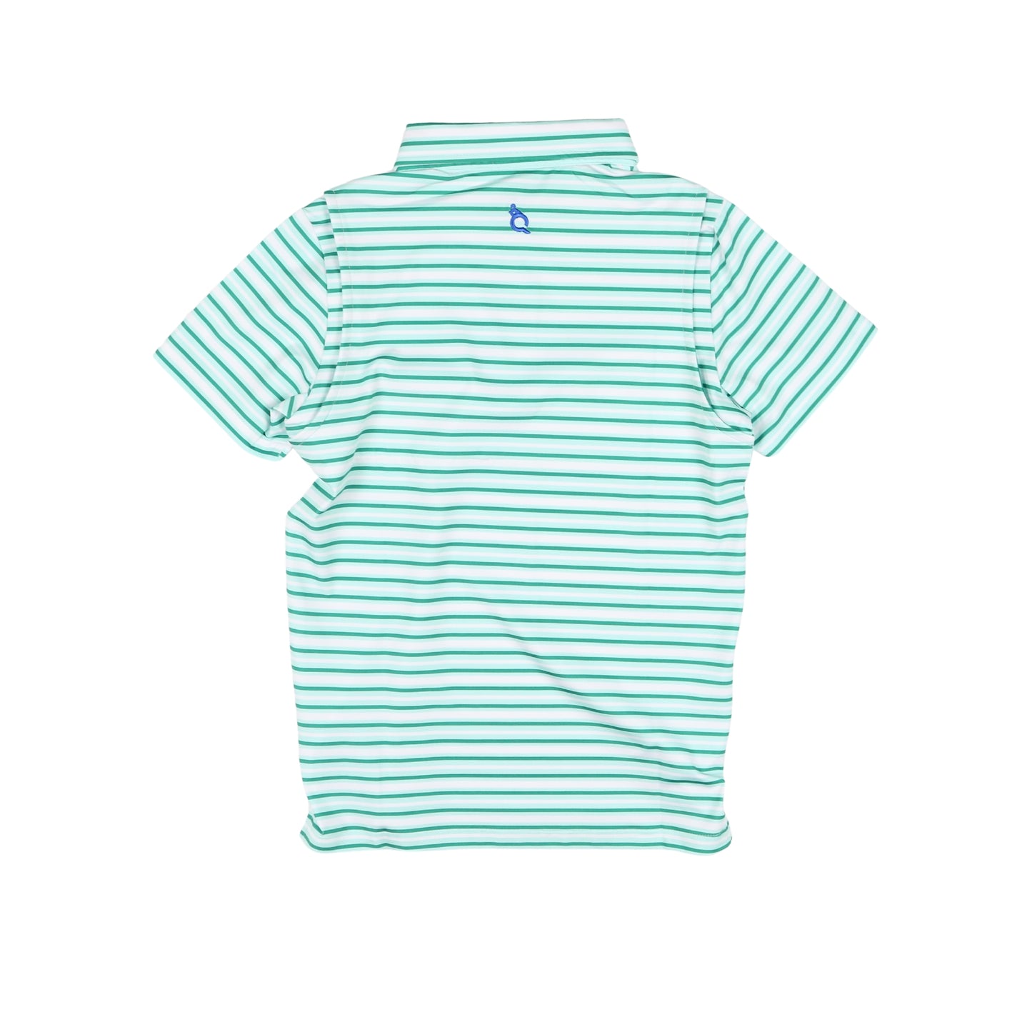 Emerald Stripe Polo Short Sleeve Shirt