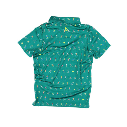 Tennis Court Polo Short Sleeve Shirt