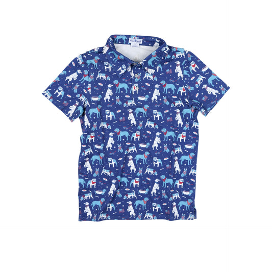 Yankee Doodle Dogs Polo Short Sleeve Shirt