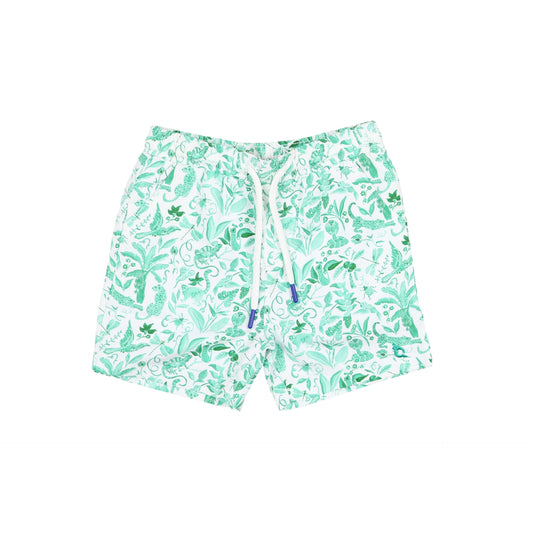 Jade Jungle Swim Trunk