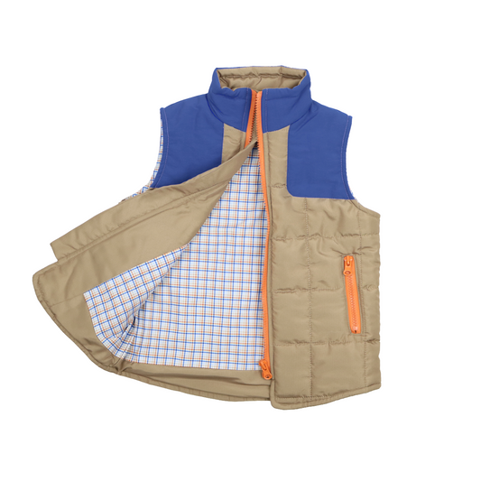 Brazos Plaid Vest
