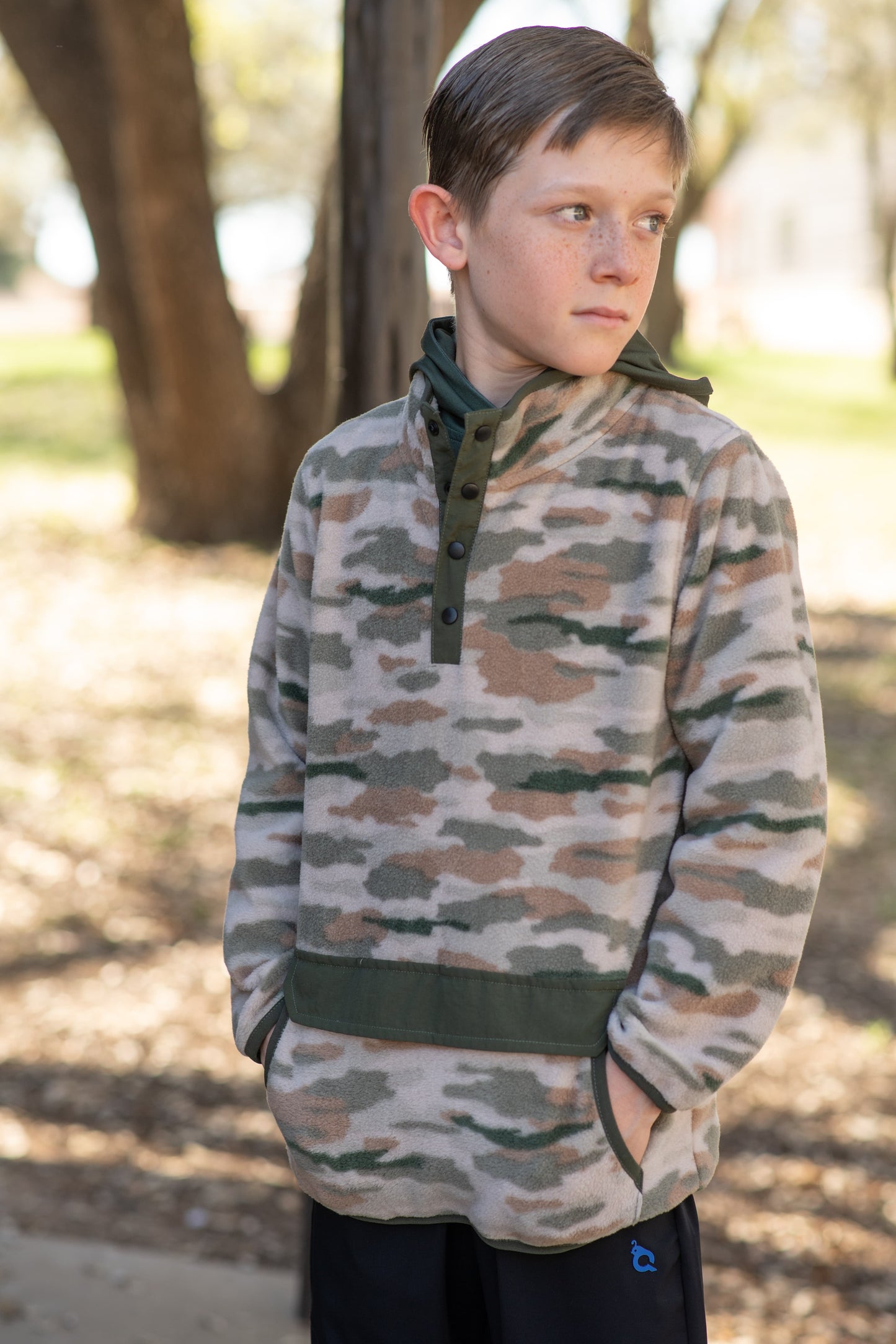 Classic Camo Sherpa Pullover