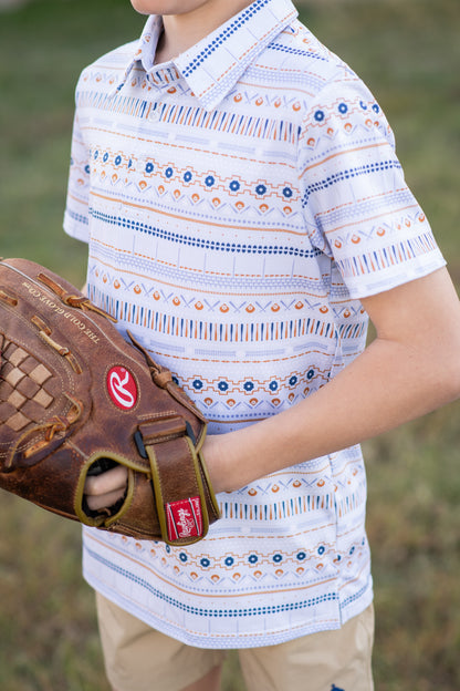 Baseball Fall Classic Polo Short Sleeve Shirt