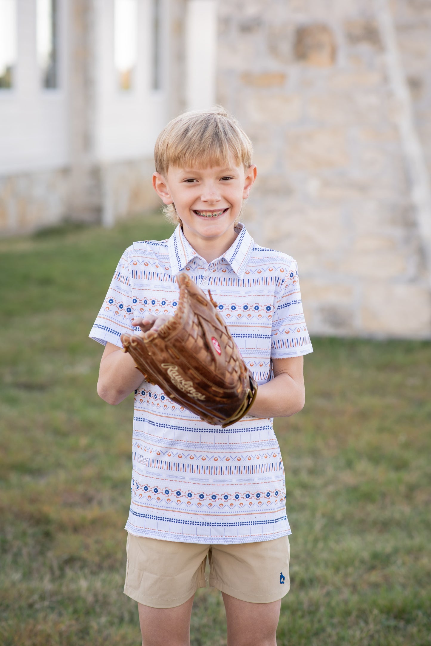 Baseball Fall Classic Polo Short Sleeve Shirt