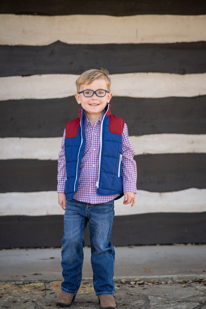 Trinity Plaid Vest