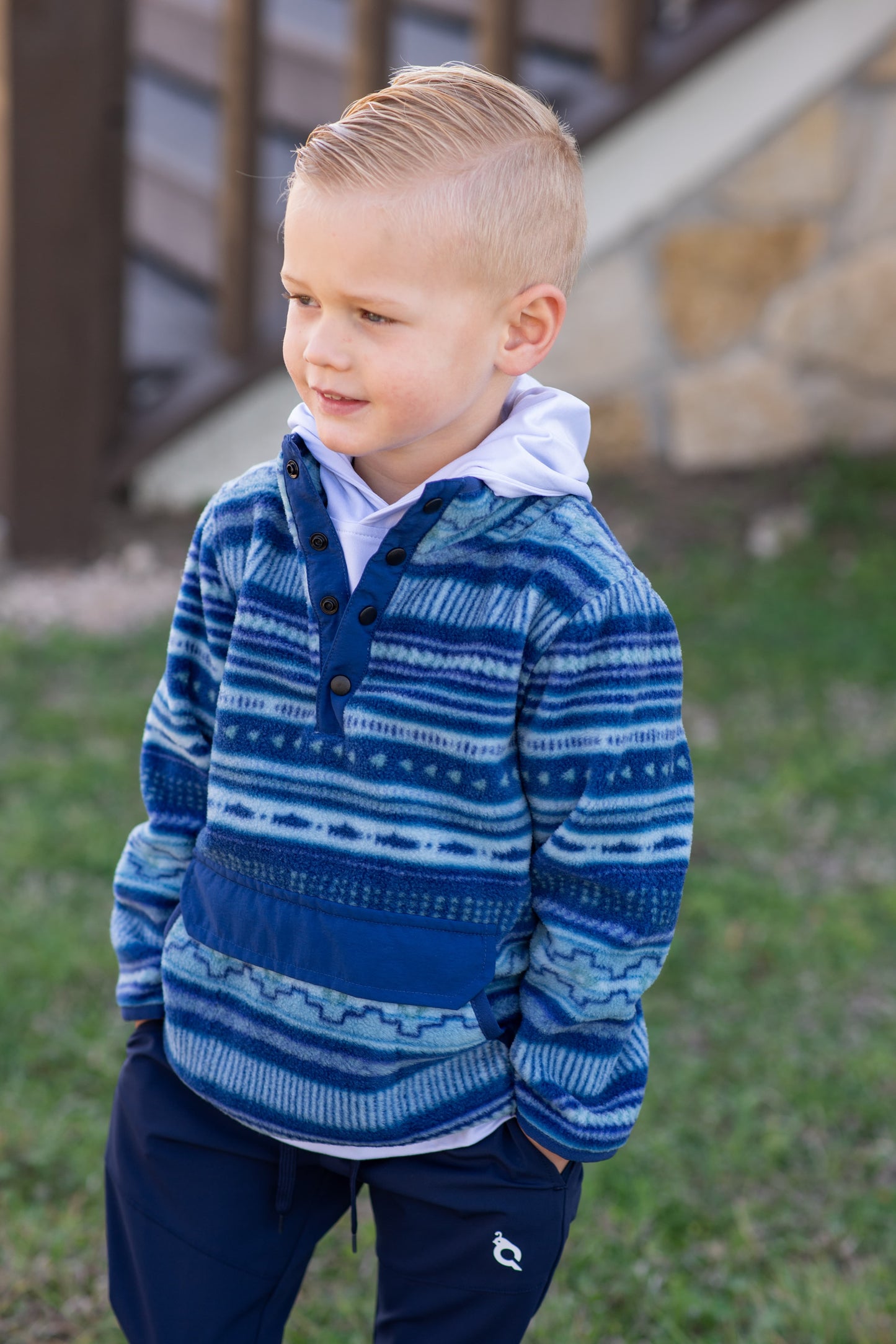 Aztec Sherpa Pullover