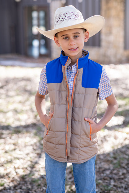 Brazos Plaid Vest