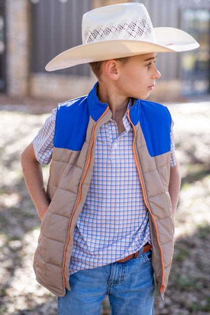 Brazos Plaid Vest