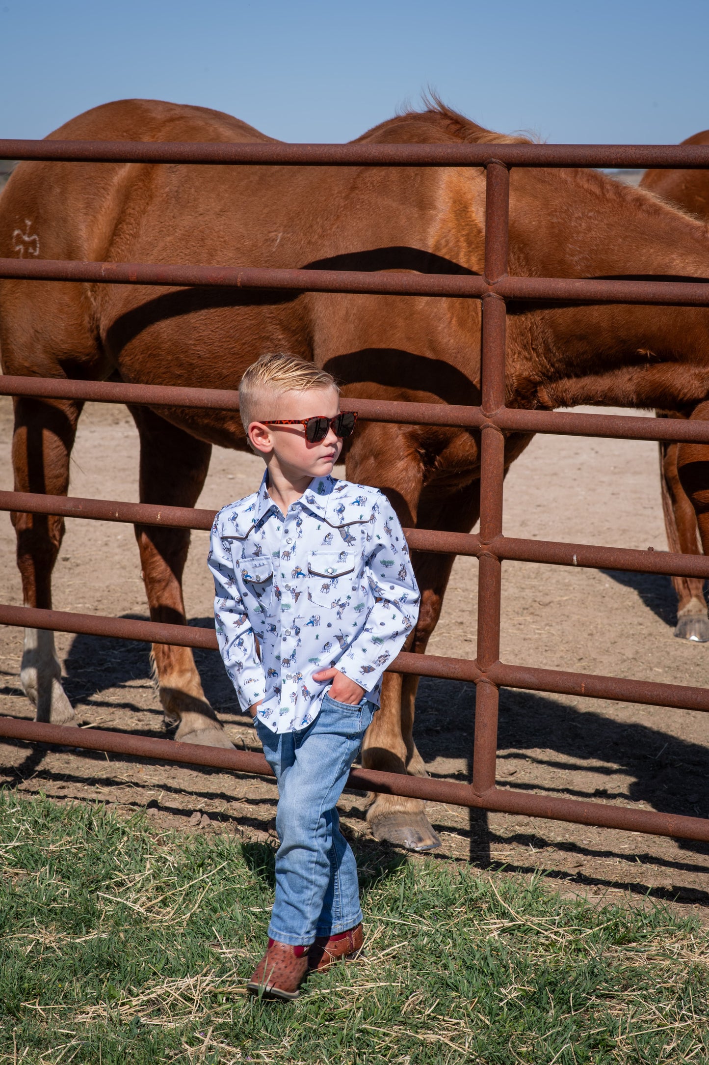Rodeo Pearl Snap Long Sleeve Shirt