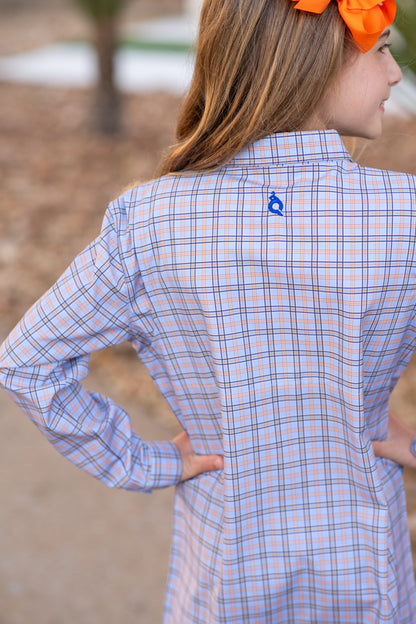 Aspen Plaid Long Sleeve Dress