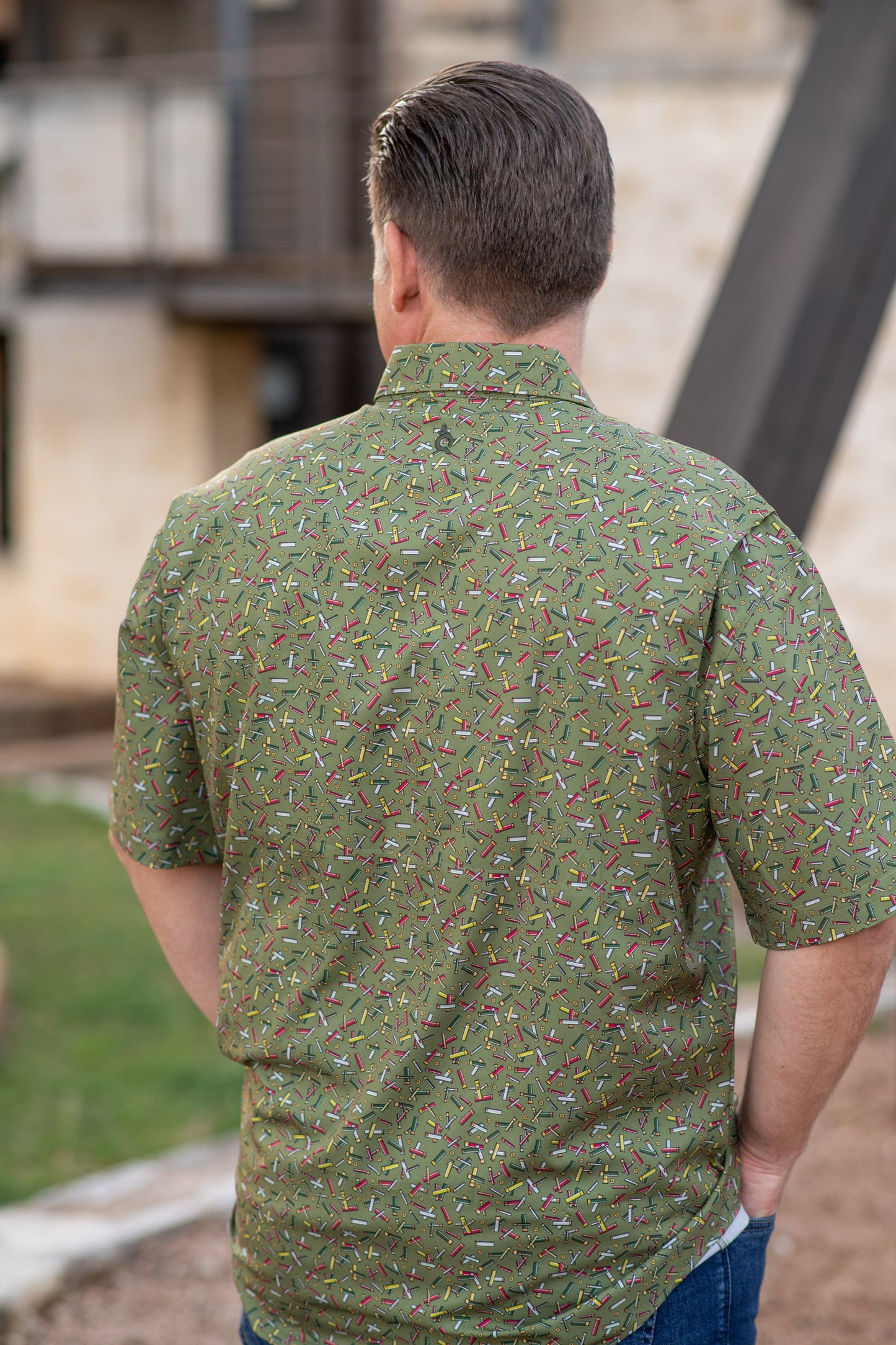 Men’s - Guayabera - Scattershot Short Sleeve Shirt