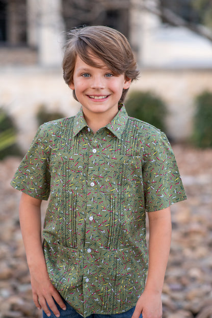 Guayabera - Scattershot Short Sleeve Shirt
