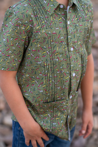 Guayabera - Scattershot Short Sleeve Shirt