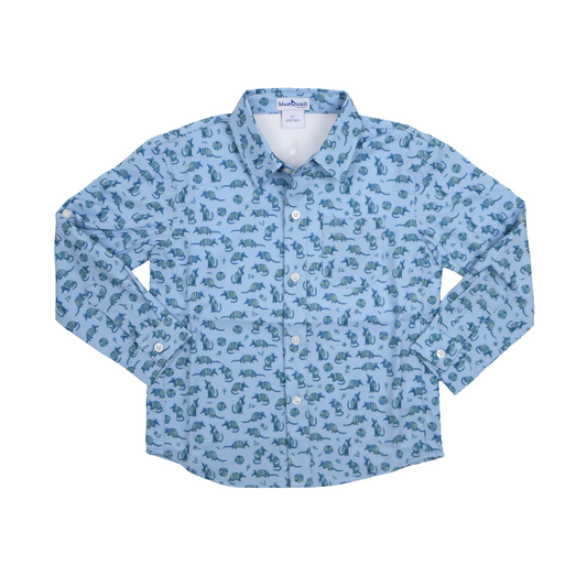 Chambray Dillo Long Sleeve Shirt