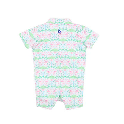 Del Mar Short Sleeve Romper