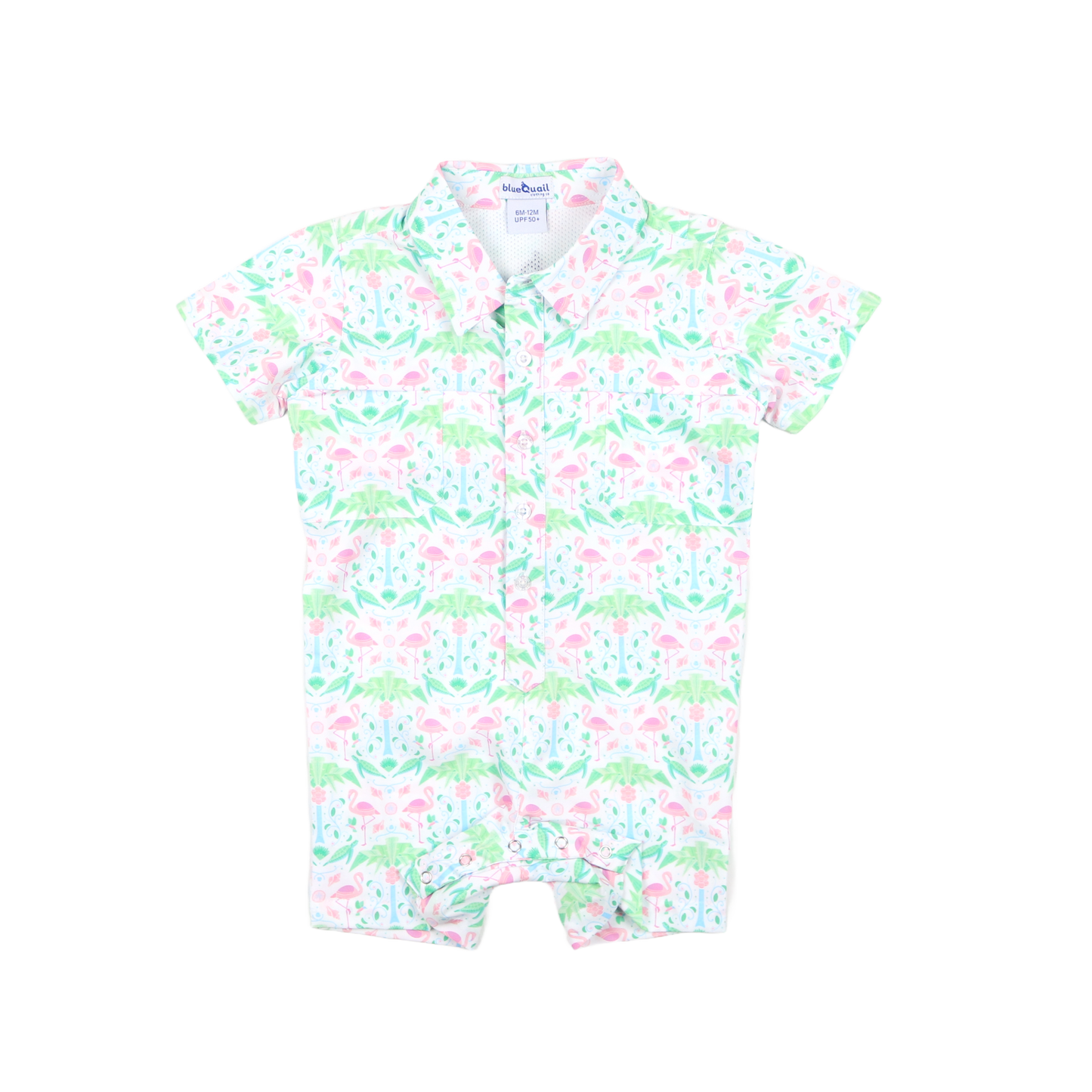 Del Mar Short Sleeve Romper