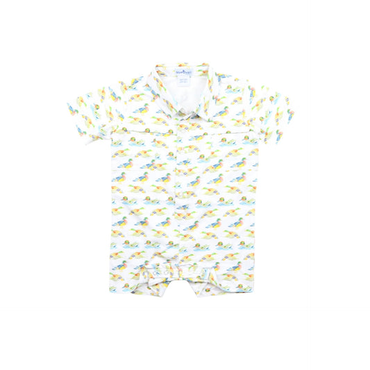 Ducks Short Sleeve Romper