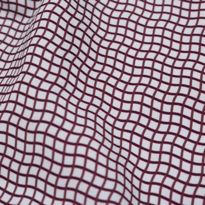 Guayabera - Gameday Maroon Wave Check Short Sleeve Shirt