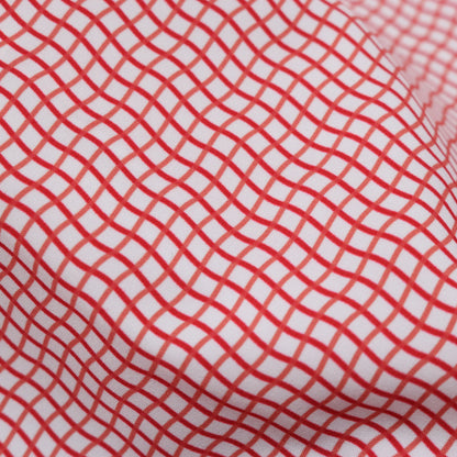 Guayabera - Gameday Red Wave Check Short Sleeve Shirt