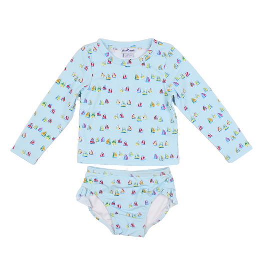 Boat Race Girls' Swimsuit