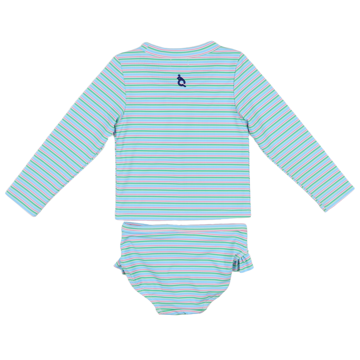 Sherbet Stripe Girls' Swimsuit