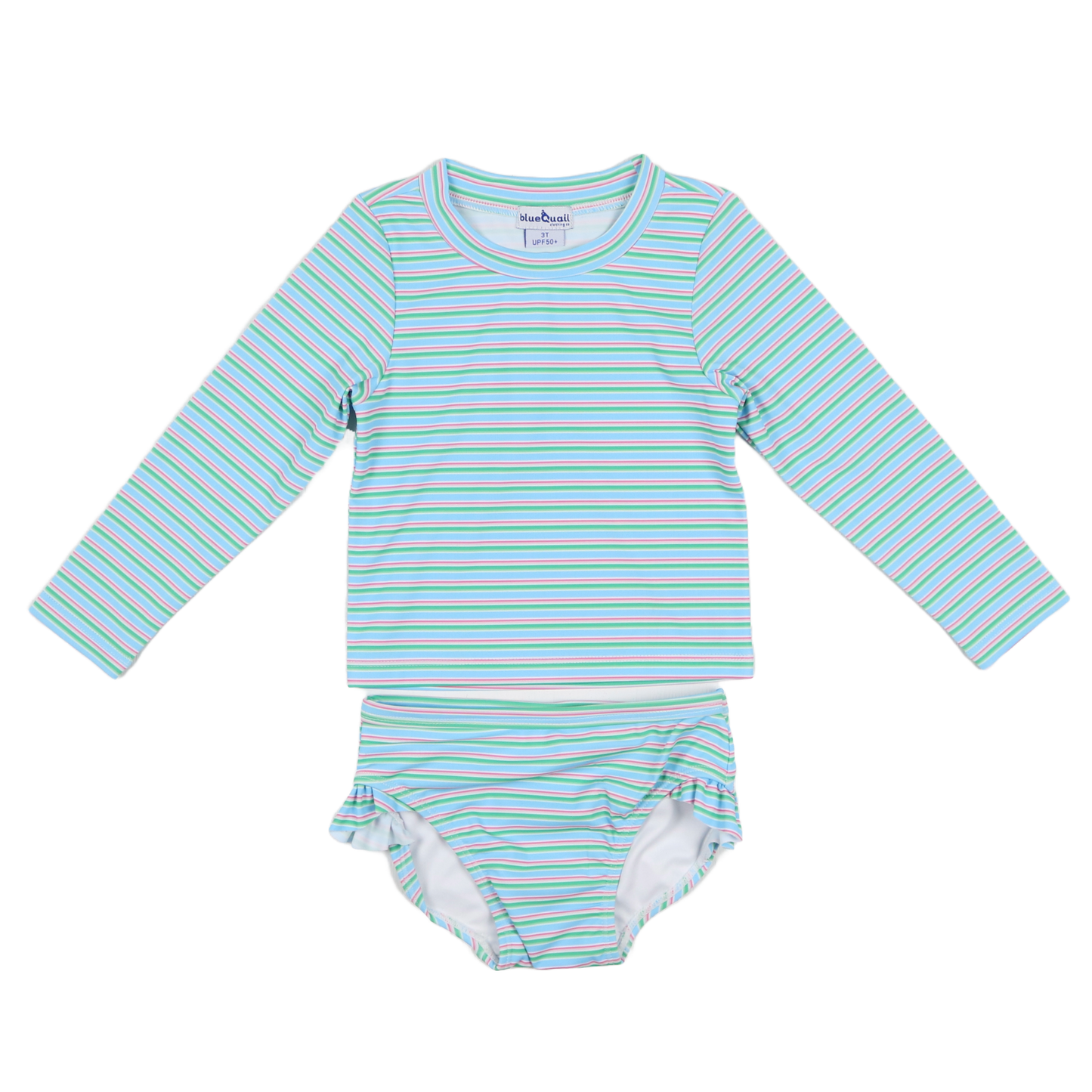 Sherbet Stripe Girls' Swimsuit