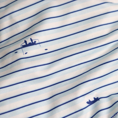 Gone Fishin' Polo Short Sleeve Romper