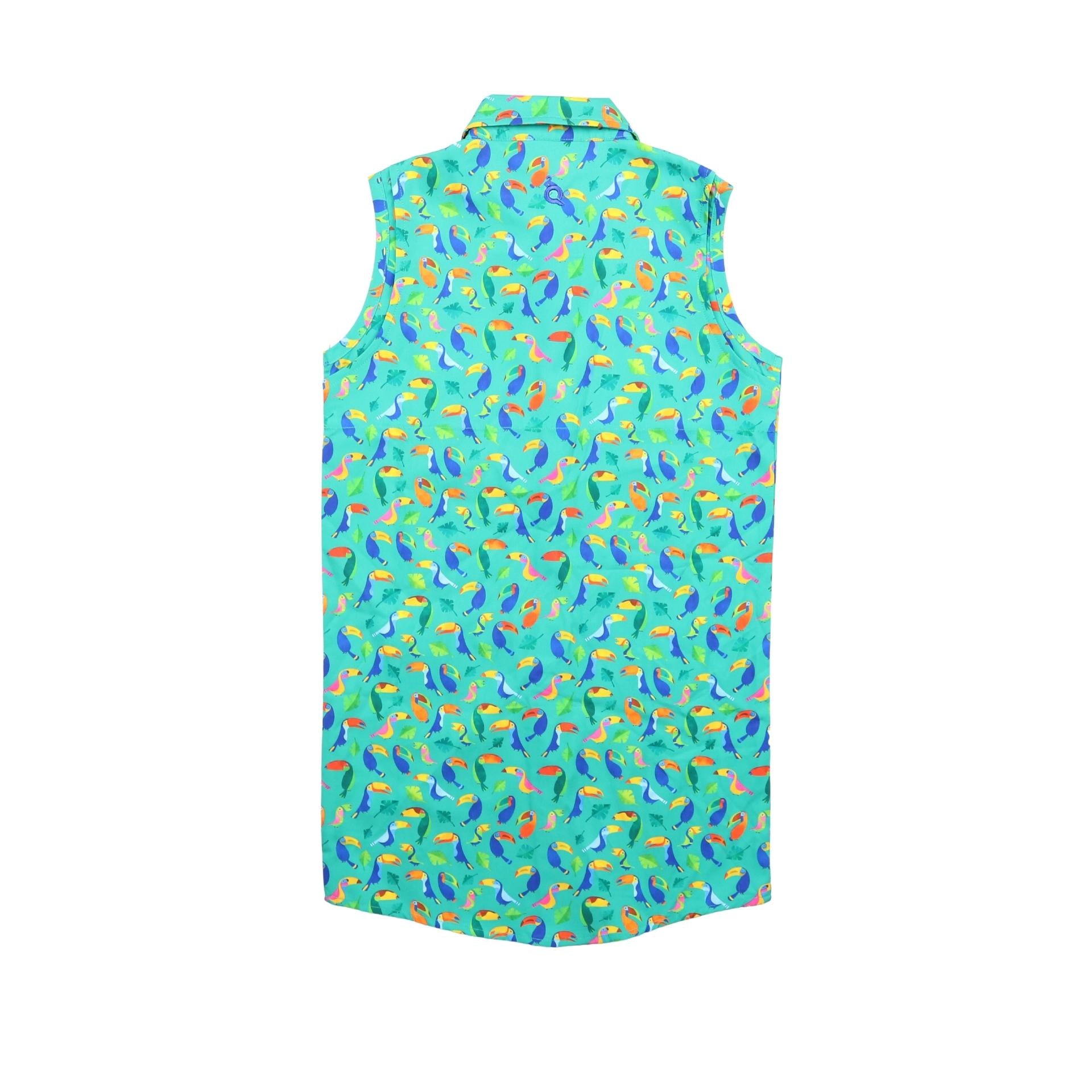 Turtle Sleeveless Dress - Guayabera Collection Turtle Sleeveless Dress - Guayabera Collection